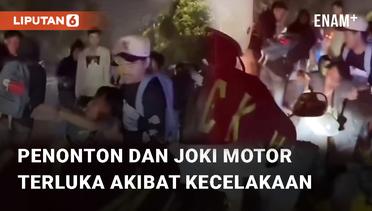 Penonton dan Joki Motor Terluka Akibat Kecelakaan Balap Liar di Jakarta Barat