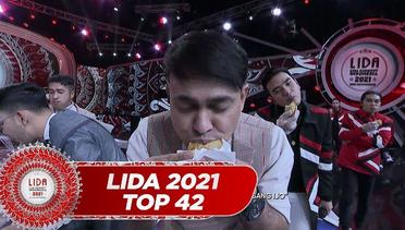 Enakkkkk!!! Host Dan Juri Keenakan Makan Jalangkote Dan Es Pisang Ijo Oleh Oleh Melani Khas Sulawesi Selatan!! | LIDA 2021