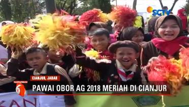 Tarian Khas Cianjur Sambut Kedatangan Obor Api Asian Games 2018 - Liputan6 Pagi