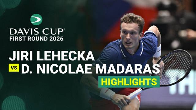 Jiri Lehecka (CZE) vs Dragos Nicolae Madaras (SWE) - Highlight | Davis Cup 2026