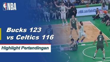NBA I Cuplikan Pertandingan : Bucks 123 Vs Celtics 116