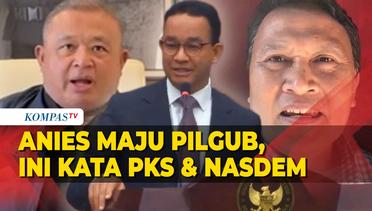 Kata PKS dan NasDem soal Anies Baswedan Maju Pilgub DKI Jakarta