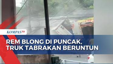 Kecelakaan Bruntun di Puncak Bogor Diduga karena Rem Blong, 17 Orang Dilarikan ke RS