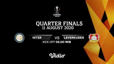Inter Milan vs Bayer Leverkusen Quarter Final I UEFA Europa League 2019/20