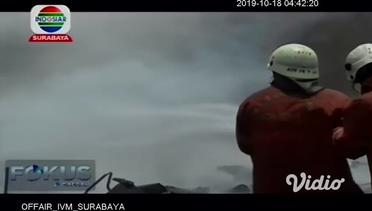 Kebakaran Lahan Kosong di Surabaya