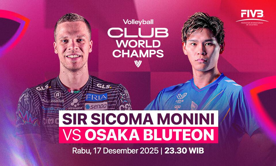 Sir Sicoma Monini Perugia vs Osaka Bluteon