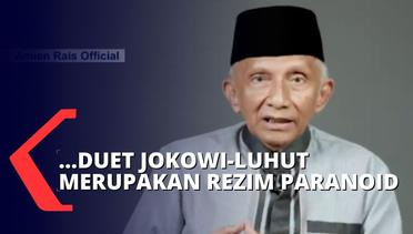 Kritik Keras Jokowi-Luhut, Amien Rais Ingatkan Masa Jabatan Harus Berakhir Oktober 2024