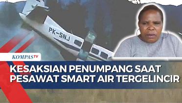 Evakuasi 15 Orang saat Pesawat Smart Air Tergelincir di Bandara Aminggaru Ilaga