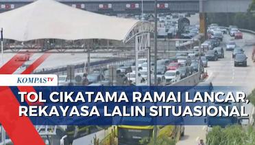 Tol Cikampek Utama Ramai Lancar, Berikut Rekayasa Lalulintas di Tol Pantura