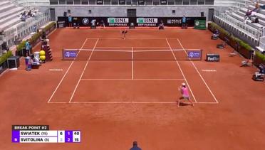 Match Highlights | Iga Swiatek 2 vs 0 Elina Svitolina | WTA Internazionali BNL D'Italia 2021