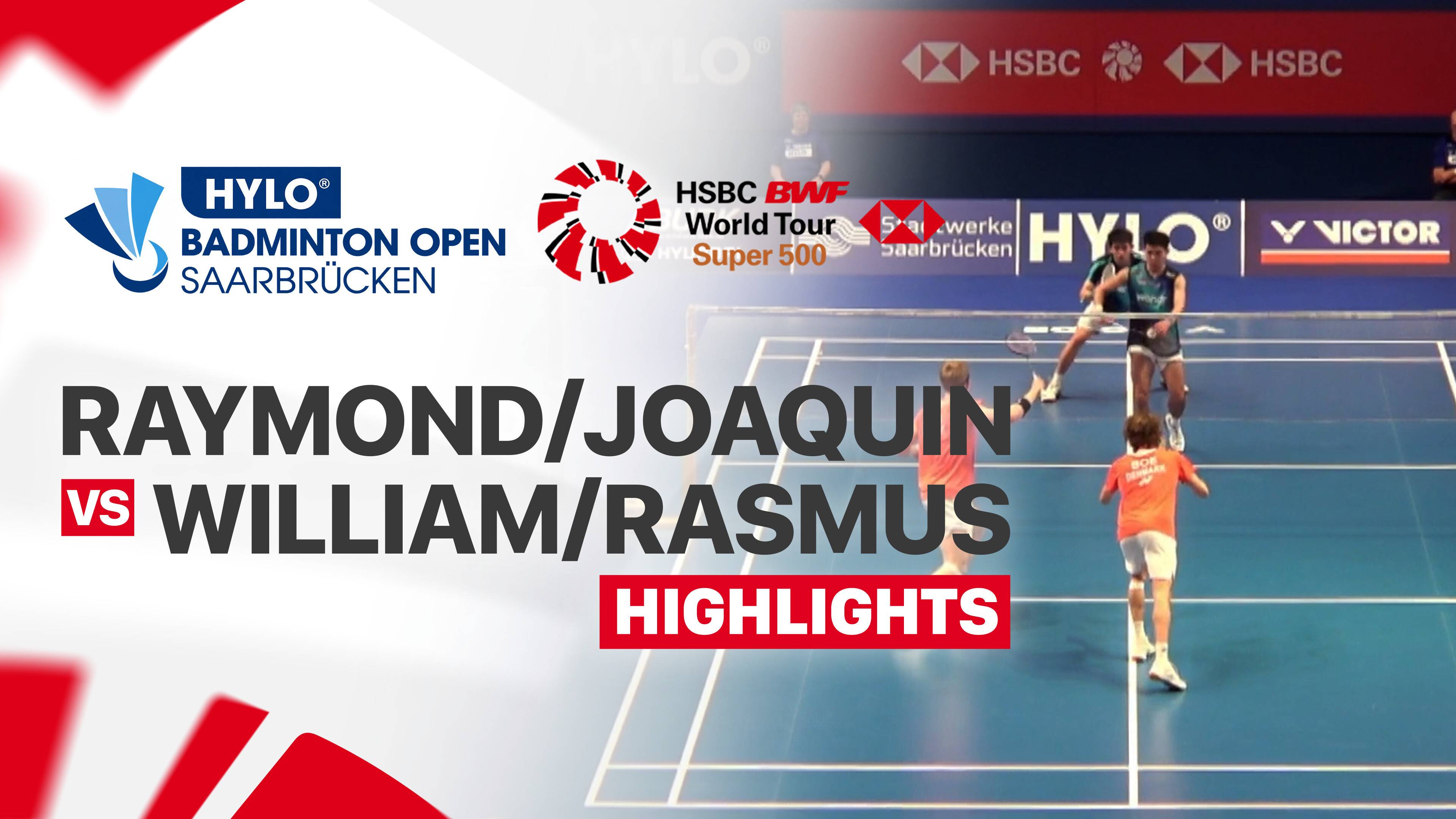 Raymond Indra/Nikolaus Joaquin (INA) vs William Kryger Boe/Rasmus Espersen (DEN) - Men's Doubles Round of 16 | HYLO Open 2026
