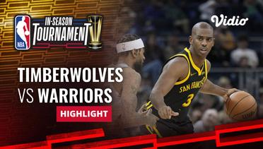 Minnesota Timberwolves vs Golden State Warriors - Highlights | NBA In-Season Tournament 2023