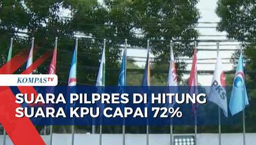 KPU: Suara Pilpres di Hitung Suara KPU Capai 72%