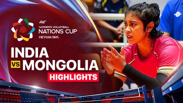 Final 9-10: India vs Mongolia - Highlights | AVC Women's Volleyball Nation Cup 2025