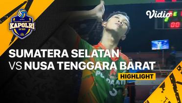 Highlights | Putra: Sumatera Selatan vs Nusa Tenggara Barat | Piala Kapolri 2023