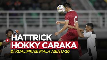 Hattrick Hokky Caraka Saat Timnas Indonesia Lumat Timor Leste di Kualifikasi Piala Asia U-20 2023