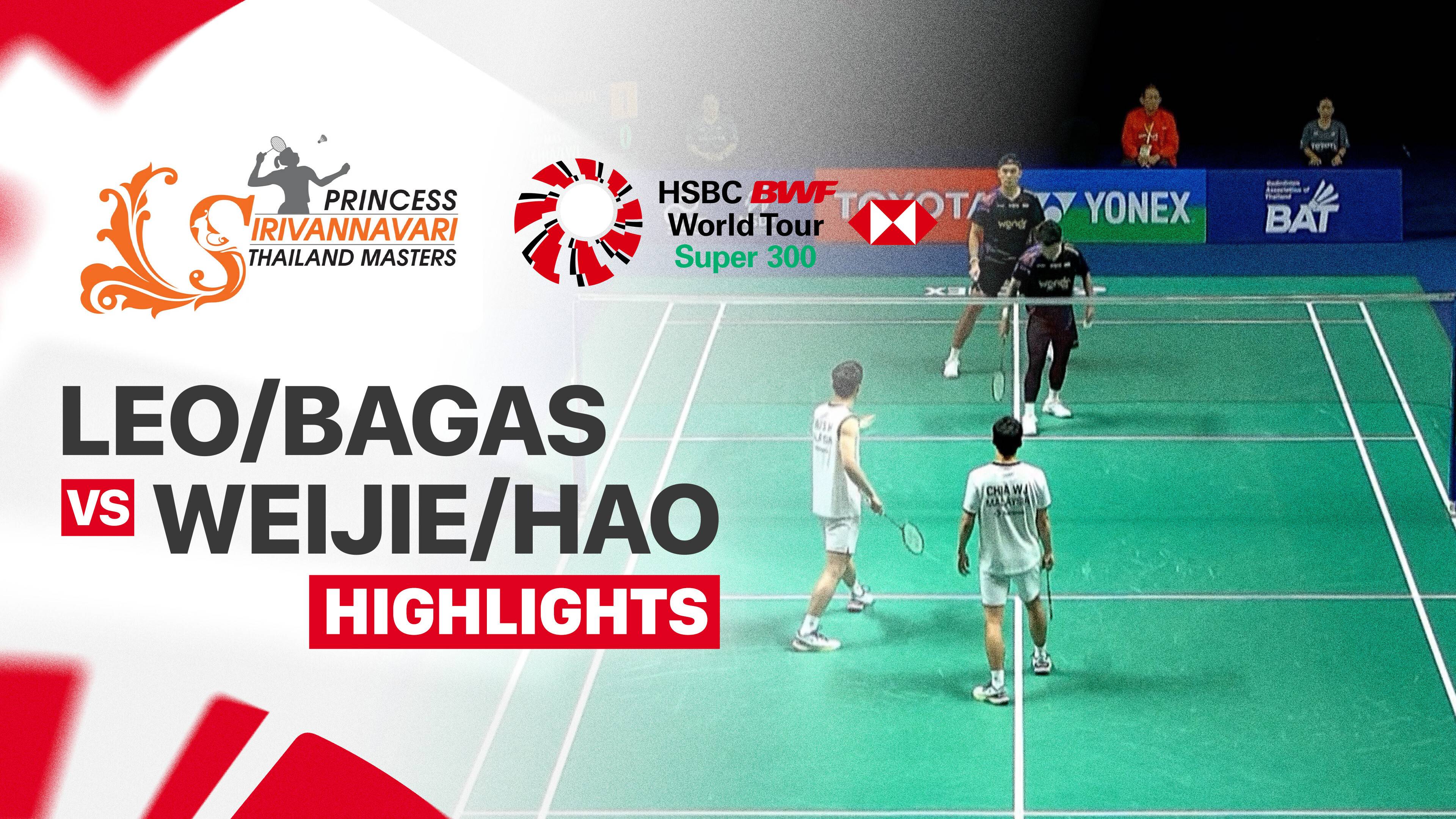 Leo Rolly Carnando/Bagas Maulana (INA) vs Chia Weijie/Lwi Sheng Hao (MAS) - Men's Doubles Quarterfinals | PRINCESS SIRIVANNAVARI Thailand Masters 2026