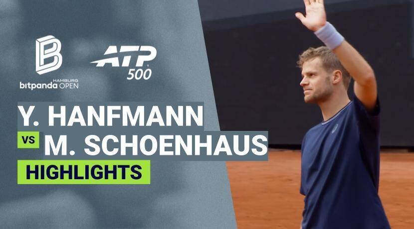 Yannick Hanfmann vs Max Schoenhaus - Round 1 | ATP 500: bitpanda Hamburg Open 2026