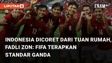 Indonesia Dicoret Dari Tuan Rumah Piala Dunia U-20, Fadli Zon FIFA Terapkan Standar Ganda