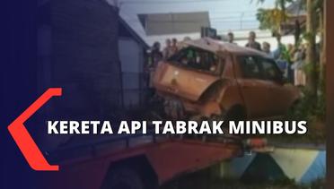 Kereta Api Serayu Tujuan Pasar Senen-Purwokerto Tabrak Minibus, 3 Orang Tewas dan 1 Kritis