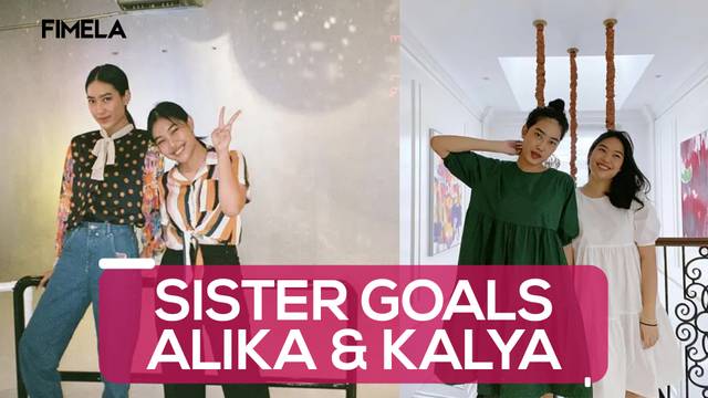 Gaya Kompak Alika dan Kalya Islamadina yang Bisa Jadi Panutan, Sister Goals Banget!