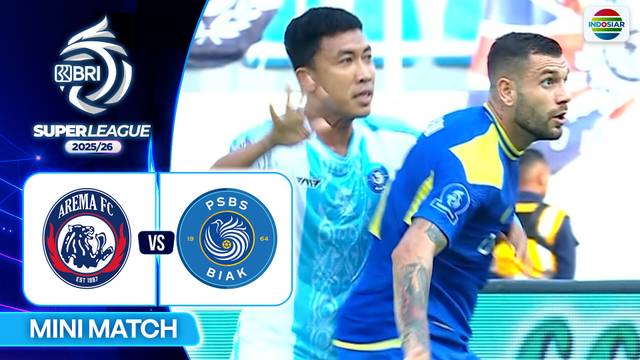 Arema FC VS PSBS Biak - Mini Match | BRI Super League 2025/26