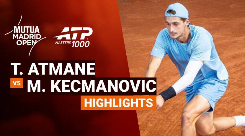 Terence Atmane vs Miomir Kecmanovic - Round 1 (Court 4) | ATP 1000: Mutua Madrid Open 2026
