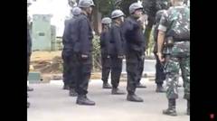 Kocak Banget Calon Security Saat Dilatih Baris Berbaris Oleh TNI