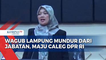 Maju Caleg DPR RI, Wakil Gubernur Lampung Mundur dari Jabatannya