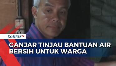 Bacapres Ganjar Pranowo Tinjau Bantuan Air Bersih untuk Warga di Banjarnegara