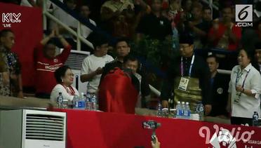 Prabowo, Jusuf Kalla dan Megawati Nobar Final Pencak Silat