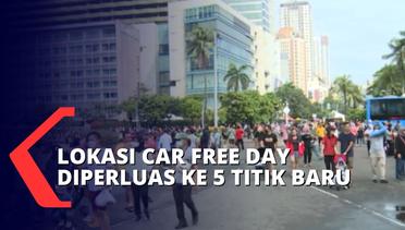 Asik! 5 Titik Baru untuk Car Free Day, Tetap Jaga Jarak Aman dengan Pengunjung Lain