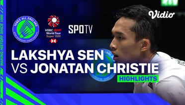 Men's Single Semifinal: Lakshya Sen (IND) vs Jonatan Christie (INA) - Highlights | Yonex All England Open Badminton Championships