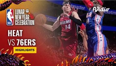 Miami Heat vs Philadelphia 76ers - Highlights | NBA Regular Season 2023/24