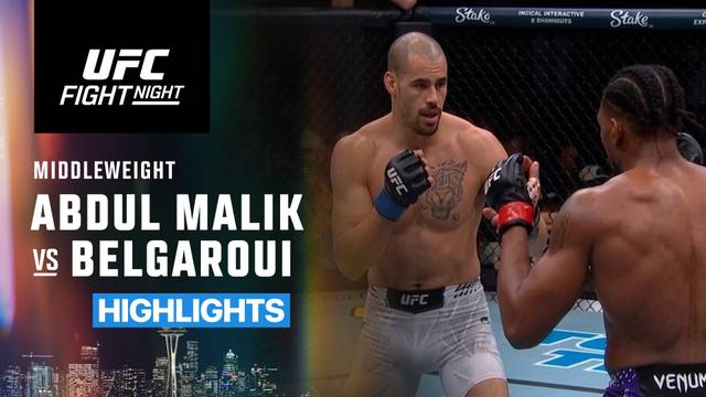 Mansur Abdul Malik vs Yousri Belgaroui - Highlight | UFC 2026