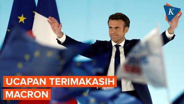 Macron Berterima Kasih Kepada Pemilih yang Mendukungnya untuk Menghentikan Le Pen