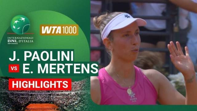 Jasmine Paolini vs Elise Mertens - Highlight | WTA 1000: Internazionali BNL D'Italia 2026