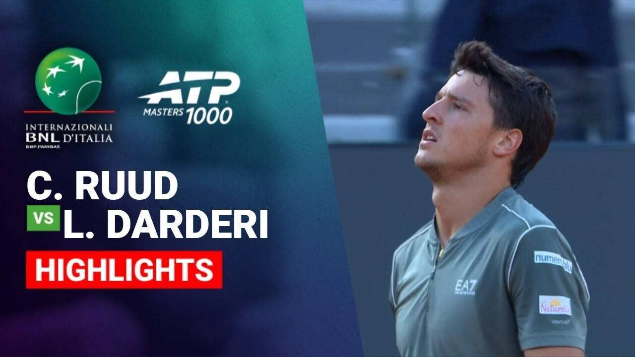 Casper Ruud vs Luciano Darderi - Singles Semifinals | ATP 1000: Internazionali BNL d'Italia 2026