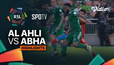 Al Ahli vs Abha - Highlights | ROSHN Saudi League 2023/24