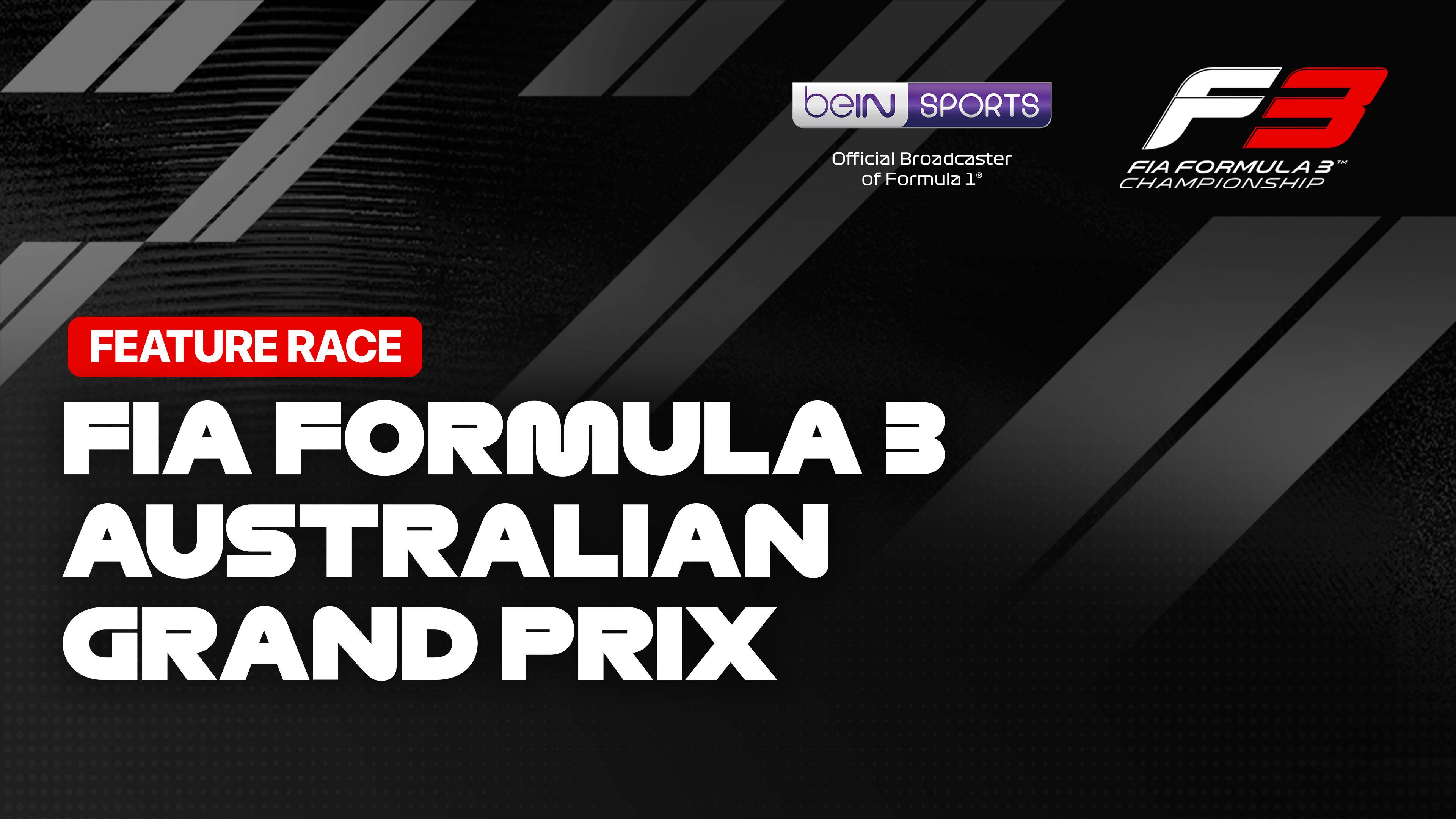 FIA Formula 3 Championship Australian Grand Prix 2026 - Feature Race