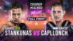 FULL FIGHT: Gabriel Stankunas vs Ignacio Capllonch | Karate Combat 39