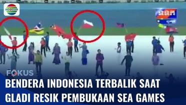 Insiden Bendera Indonesia Terbalik Saat Pembukaan Sea Games 2023 di Kamboja | Fokus