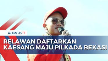 Relawan Prabowo-Gibran Ambil Formulir Pendaftaran Pilkada Bekasi untuk Kaesang