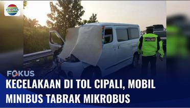 Minibus Tabrak Mobil Mikrobus di Tol Cipali, 2 Orang Tewas | Fokus