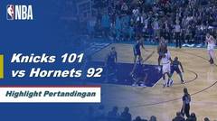 NBA | Cuplikan Hasil Pertandingan - Hornets 101 vs Knicks 92