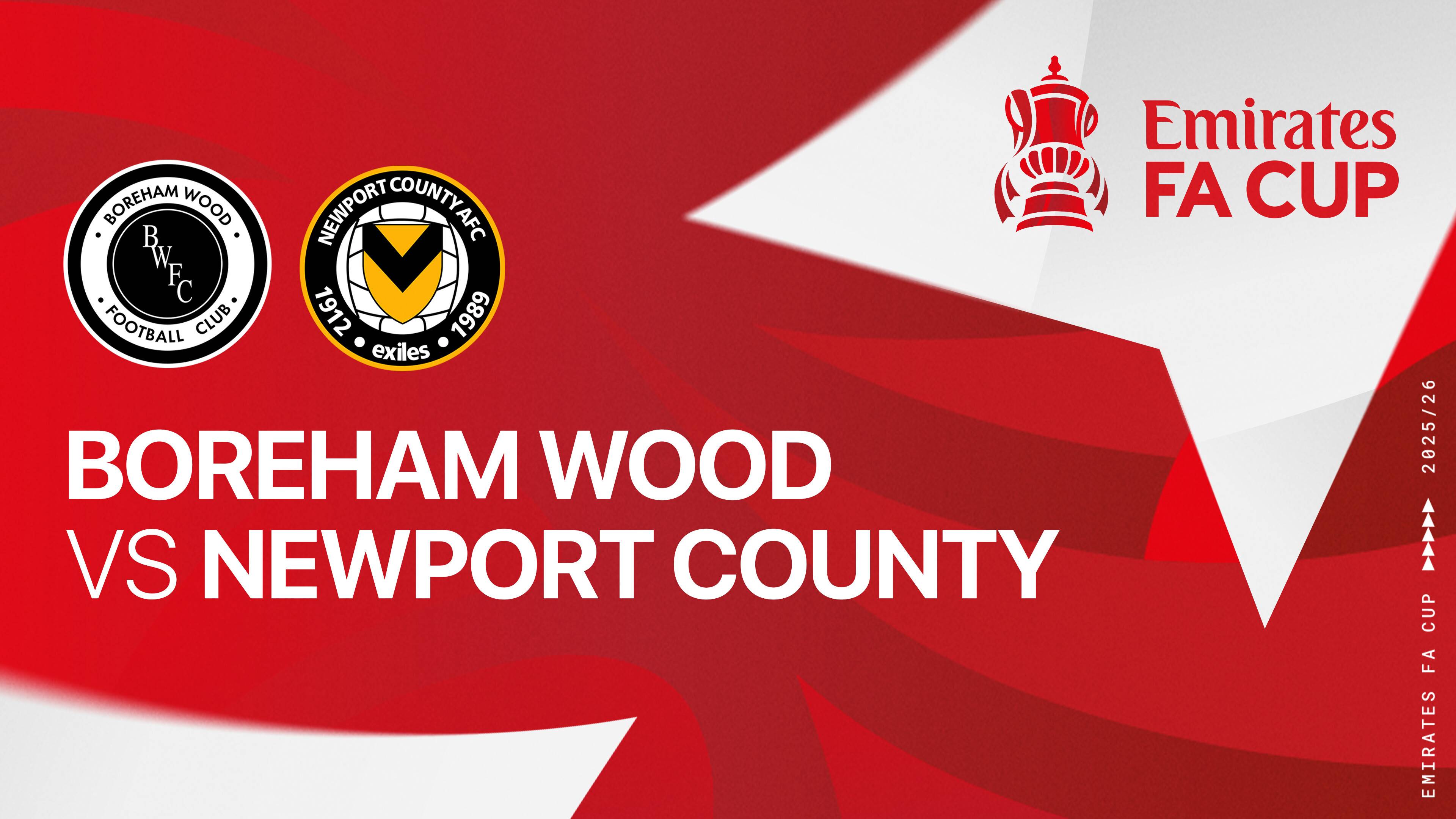 Boreham Wood FC vs Newport County AFC