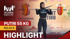 Highlights | Putri 55 Kg - Kelas A | IWF World Weightlifting Championships 2022