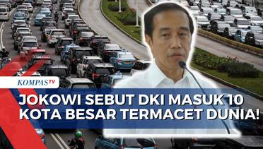 Jakarta Masuk 10 Kota Besar Termacet Dunia, Jokowi Minta Masyarakat Gunakan Transportasi Umum