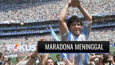 Legenda Sepak Bola Dunia Maradona Meninggal Dunia, Argentina Berkabung Tiga Hari | Fokus