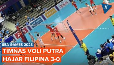 Hasil Timnas Voli Putra di SEA Games 2023 Indonesia Hajar Filipina Tanpa Ampun